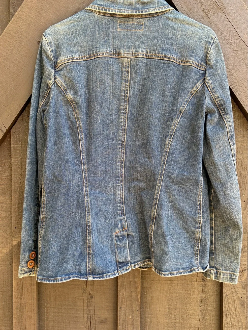 Women’s Denim Button-Front Jacket - Blue